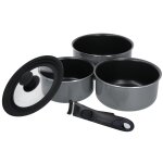 Lot 3 casseroles antiadhérentes empilables modèle smart space masterclass Lot 3 casseroles antiadhérentes empilables modèle smart space masterclass