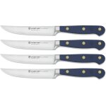 Lot de 4 couteaux  steak forgs lame 12cm gamme classic colour wild blueberry wusthof