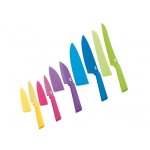 Lot 5 couteaux kuhn rikon de toutes les couleurs design suisse