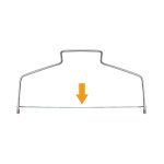 Lot de 5 fils de remplacement pour lyre 29cm louis tellier