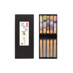 Lot 5 paires de baguettes en bambou kutoyama