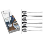 Lot de 6 cuillères à latte macchiato wmf nuova en inox 18 / 10 cromargan Lot de 6 cuillères à latte macchiato wmf nuova en inox 18 / 10 cromargan