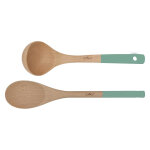 Lot cuillère et louche en bois cookut Lot cuillère et louche en bois cookut