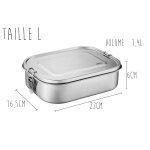 Lunch box gefu tout inox