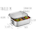 Lunch box gefu tout inox