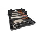 Malette de 8 couteaux et accessoires pour bouchers et chasseurs pradel excellence