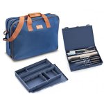 Mallette patisserie 33 accessoires urban case deglon avec sacoche bleue