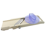 Mandoline benriner couloir 6. 4cm poussoir large qualit� pro