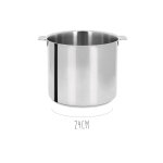 Marmite acier inox 18 / 10 induction cristel mutine amovible