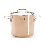 Marmite en cuivre inox 20cm de buyer prima matera induction + couvercle