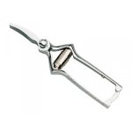 Masticateur en inox avec forme en courbe