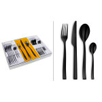 Mnagre 24 couverts en acier inox couzon side