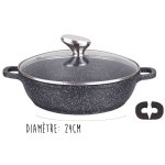 Mijoteuse en fonte d'aluminium 24cm faon pierre induction pradel excellence premium
