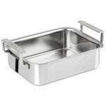 Mini plat four individuel castel'pro inox 18 / 10 cristel Mini plat four individuel castel'pro inox 18 / 10 cristel
