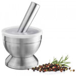 Mortier cuisine tout inox �10cm + couvercle fourni westmark edelstahl