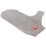 Moufle anti - coupure novac o'safe en cotte de mailles inox taille unique