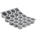 Moule pour 20 ou 28 mini cannel�s bordelais de buyer elastomoule en silicone