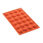 Moule 24 demi - sph�res en silicone