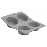 Moule pour 4 ou muffins de buyer elastomoule en silicone