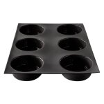 Moule 6 grands ronds 40 x 30cm flexipan