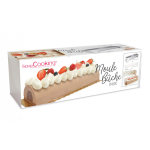 Moule bûche avec pieds démontables et insert scrapcooking Moule bûche avec pieds démontables et insert scrapcooking