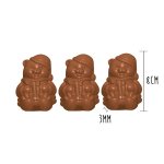 Moule chocolats 3 places pour oursons 80x3mm