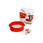 Moule démontable à manqué lékué 23cm + assiette céramique Moule démontable à manqué lékué 23cm + assiette céramique