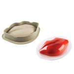 Moule � g�teau 3d forme bouche silikomart bacio