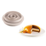 Moule � g�teau 3d forme ronde multi insert silikomart