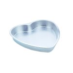 Moule  manqu forme coeur uni en fer blanc