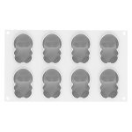 Moule en silicone 3d 8 lapins