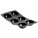Moule silicone 6 demi - sphères de buyer de la gamme moul'flex Moule silicone 6 demi - sphères de buyer de la gamme moul'flex