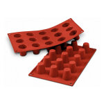 Moule silicone silicon flex 15 petits baba dimensions 300x175mm