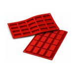 Moule en silicone silicon flex 20 petits financiers dimensions plaque 300x175mm