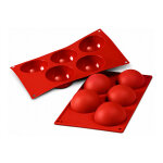 Moule silicone silicon flex 5 semi sph�res dimensions 300x175mm