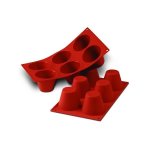 Moule silicone silicon flex 6 babas dimensions 300x175mm