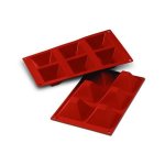 Moule silicone silicon flex 6 pyramides dimensions 300x175mm Moule silicone silicon flex 6 pyramides dimensions 300x175mm