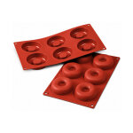 Moule silicone silicon flex 6 savarins 7. 2cm dimensions 300x175mm