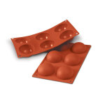 Moule silicone silicon flex 6 semi sph�res dimensions 300x175mm