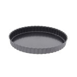 Moule pour tarte cannel de buyer en acier fond fixe bords droits