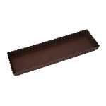 Moule  tarte rectangulaire gobel fond fixe 35x11x2, 5cm