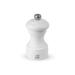 Moulin à sel sec en bois blanc 10cm bistro peugeot Moulin à sel sec en bois blanc 10cm bistro peugeot