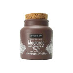 Moutarde aromatisée aux brisures de truffe et aux noisettes torréfiées savor&sens - 110g Moutarde aromatisée aux brisures de truffe et aux noisettes torréfiées savor&sens - 110g