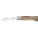 Opinel n°8 lame 8, 5cm bouleau lamellé Opinel n°8 lame 8, 5cm bouleau lamellé