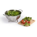 Passoire acier inox 18 / 10 artame 3 pieds 2 anses, 22 cm de diamètre Passoire acier inox 18 / 10 artame 3 pieds 2 anses, 22 cm de diamètre