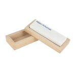 Pierre naturelle d'arkansas grain ultra - fin avec support en bois