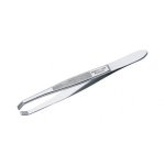 Pince à épiler inox 9cm crabe carrés nogent Pince à épiler inox 9cm crabe carrés nogent