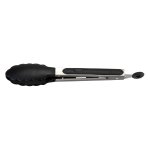 Pince de service 26cm acier inox et nylon noir essentials berghoff