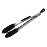 Pince de service mastrad acier et silicone noir