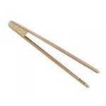Pince à toasts plate bois hêtre 18cm Pince à toasts plate bois hêtre 18cm